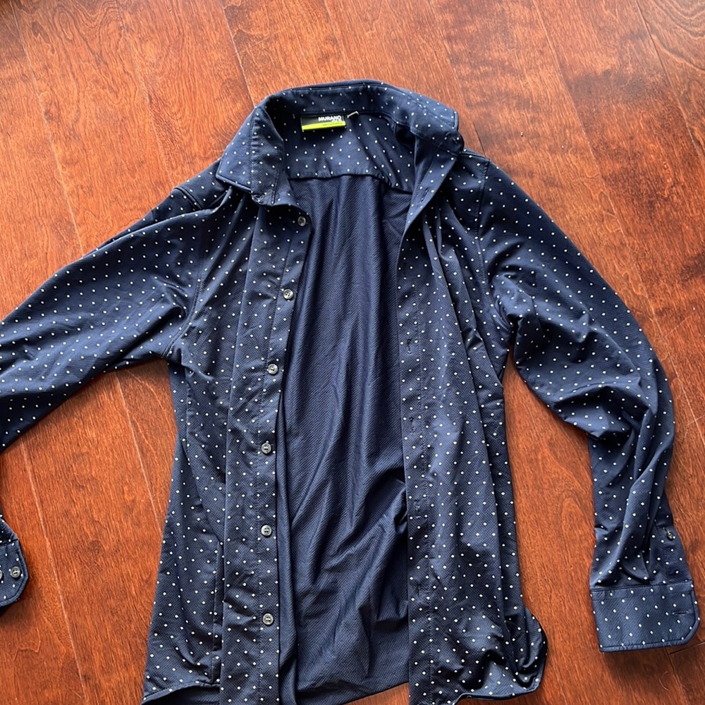 Mens medium slim fit button up